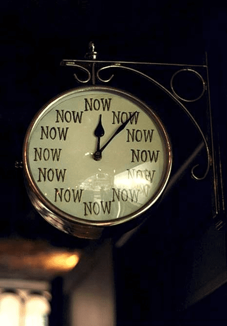 the time is now