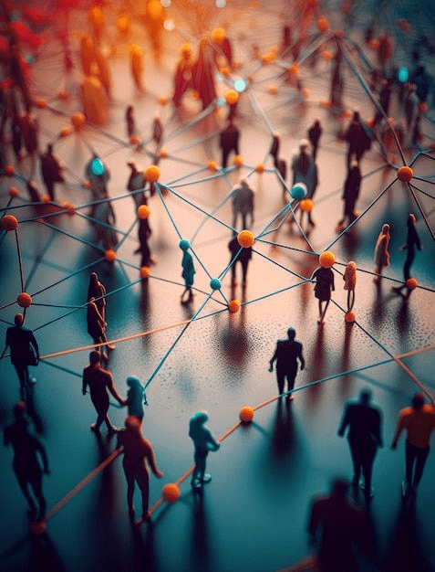 Lifestyle Tips for Success: 20 Transformative Habits That Will Skyrocket Your Results in 2026 and Beyond group of people connected by network generative ai premium ai generated image