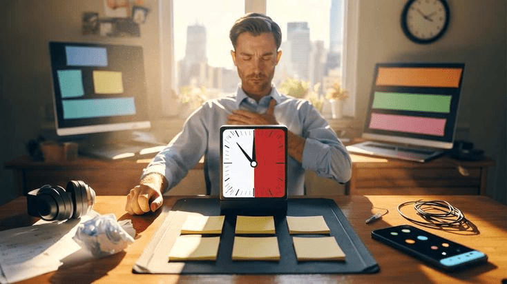 How to manage time effectively with a planner, laptop, and daily task list